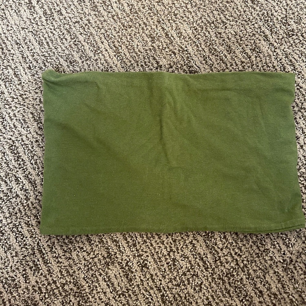 Topshop green tube top